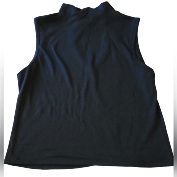 ENOUGH ABOUT ME | BLK & PINK HIGH NECK TANKS W/CUTOUT| SET|  SIZE MEDIUM - Picture 8 of 12